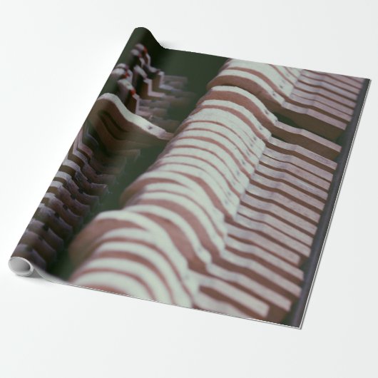 Cool Piano Artwork Cadeaupapier (Uitgerold)