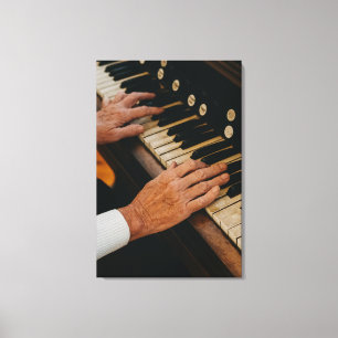 Cool Piano Artwork Canvas Afdruk