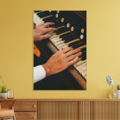 Cool Piano Artwork Canvas Afdruk (Insitu (Woonkamer))