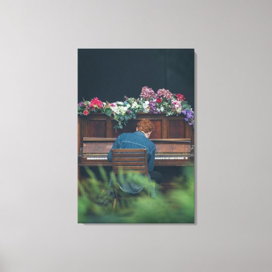 Cool Piano Artwork Canvas Afdruk (Voorkant)