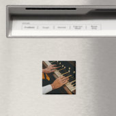 Cool Piano Artwork Magneet (Insitu (Vaatwasser))