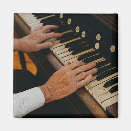 Cool Piano Artwork Magneet (Voorkant)