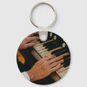 Cool Piano Artwork Sleutelhanger (Voorkant)