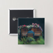 Cool Piano Artwork Vierkante Button 5,1 Cm (Voorkant /achterkant)