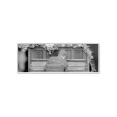 Cool Piano Artwork Zelfinktende Stempel (Design)