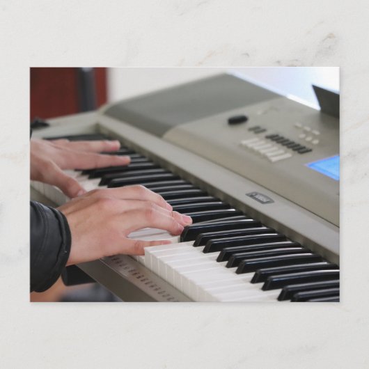 Cool Piano Briefkaart (Voorkant)