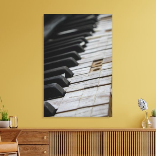 Cool Piano Canvas Afdruk (Insitu (Woonkamer))