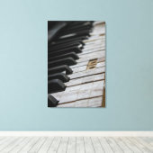 Cool Piano Canvas Afdruk (Insitu (Houten vloer))