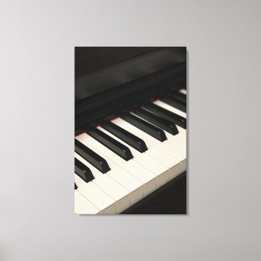 Cool Piano Design Canvas Afdruk (Voorkant)