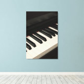 Cool Piano Design Canvas Afdruk (Insitu (Houten vloer))