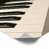 Cool Piano Design Poster (Hoek)