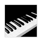 Cool Piano Design Rubberstempel (Afrduk)
