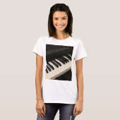 Cool Piano Design T-shirt (Voorkant volledig)