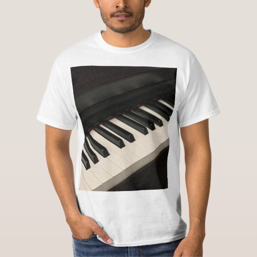 Cool Piano Design T-shirt (Voorkant)