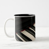 Cool Piano Design Tweekleurige Koffiemok (Links)