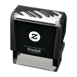 Cool Piano Design Zelfinktende Stempel