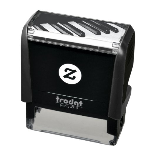 Cool Piano Design Zelfinktende Stempel (Product)