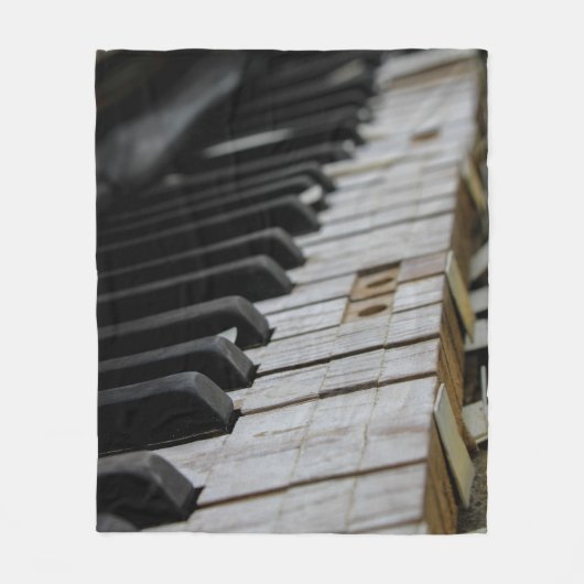 Cool Piano Fleece Deken (Voorkant)