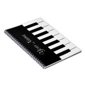Cool Piano-laptop Notitieboek (Rechterzijde)