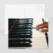 Cool Piano Ontwerp Briefkaart (Voorkant / Achterkant)
