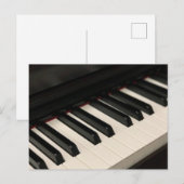 Cool Piano Ontwerp Briefkaart (Voorkant / Achterkant)