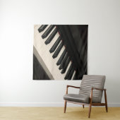 Cool Piano Ontwerp Wandkleed (In Situ (horizontaal))