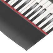 Cool Piano party muziekliefhebbers table runner Korte Tafelloper (Hoek)