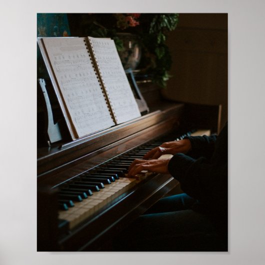 Cool Piano Poster (Voorkant)