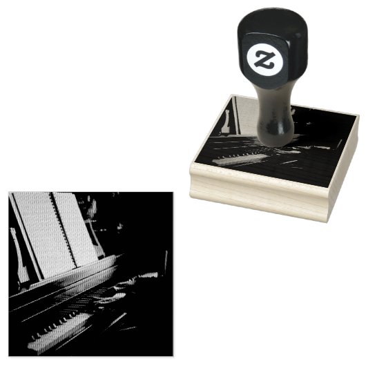 Cool Piano Rubberstempel (Gestempeld)