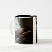 Cool Piano Tweekleurige Koffiemok (Voorkant links)