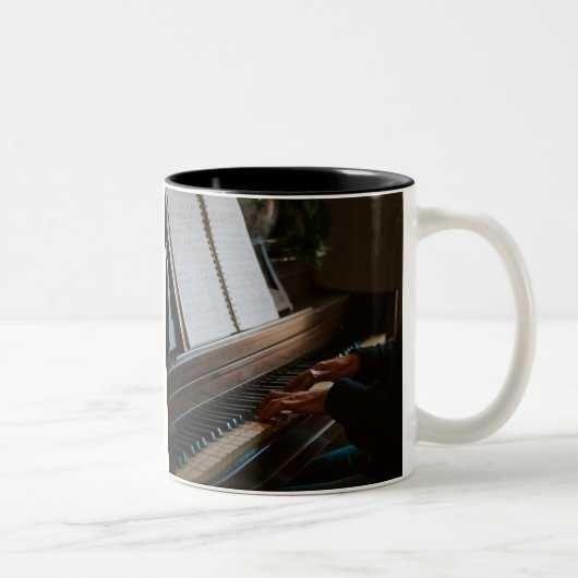 Cool Piano Tweekleurige Koffiemok (Rechts)