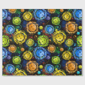 Cool Pickeball Patroon Cadeaupapier (Vlak)