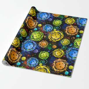 Cool Pickeball Patroon Cadeaupapier
