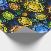 Cool Pickeball Patroon Cadeaupapier (Hoek)