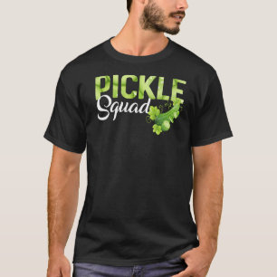 Cool Pickle Cucumber Vegan Squad Green Grocer Gree T-shirt