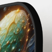 Cool Pickle / Pickleball art Pickleball Paddle (Links Detail)