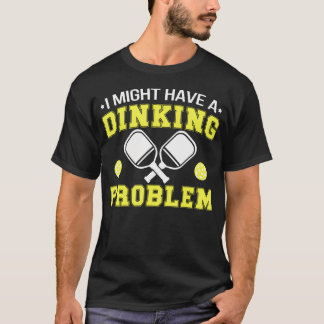 Cool Pickleball Dinking Probleem Voor Opa T-shirt