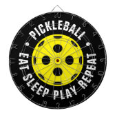 Cool Pickleball-kunstbordcadeau voor ventilator en Dartbord (Voorkant)