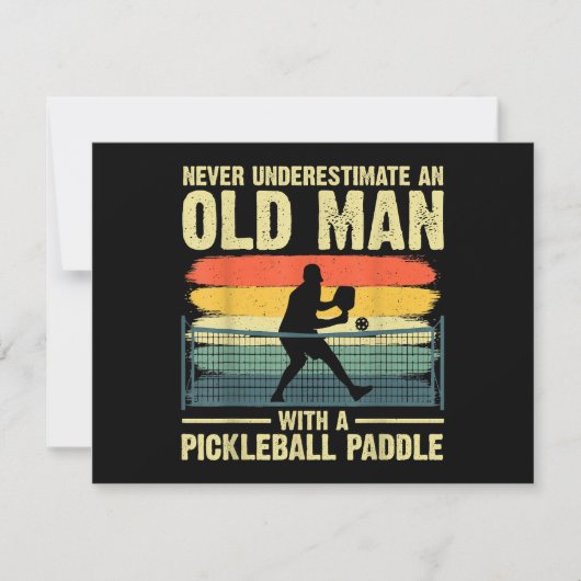 Cool Pickleball-ontwerp voor mannen Opa Pickleball (Voorkant)