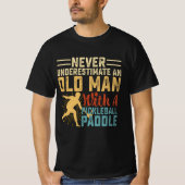 Cool Pickleball Opa Paddle Sport Pickleball T-shirt (Voorkant)