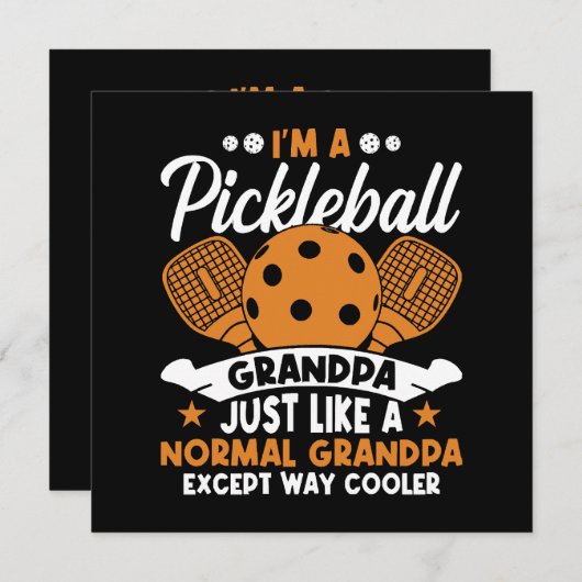 Cool Pickleball Opa Speler (Voorkant / Achterkant)