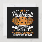 Cool Pickleball Opa Speler (Achterkant)