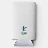 Cool pickleball paddle monogrammed pickleball pad seltzer blikjeskoeler (Achterkant)