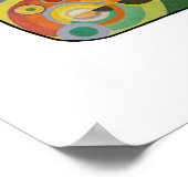 Cool Pickleball Paddle Sports Rainbow Poster (Hoek)