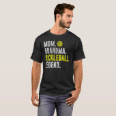 Cool Pickleball Player Saying Mom Grandma Pickleba T-shirt (Voorkant volledig)