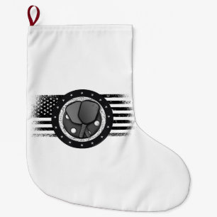 Cool Pickleball Sport USA Grunge Vlag - Pickleball Grote Kerstsok