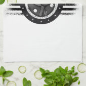 Cool Pickleball Sport USA Grunge Vlag - Pickleball Theedoek (Gevouwen)