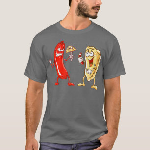 Cool Pierogi en Kielbasa Pools Eten Grappig T-shirt