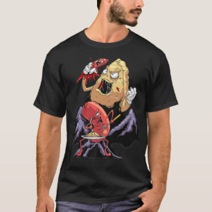 Cool Pierogi en Kielbasa Pools voedselbureau T-shirt