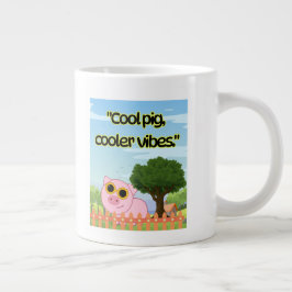 Cool Pig Quote Grote Koffiekop